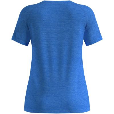 4. Koszulka damska Odlo T-shirt crew neck s/s ESSENTIAL SEAMLESS niebieska