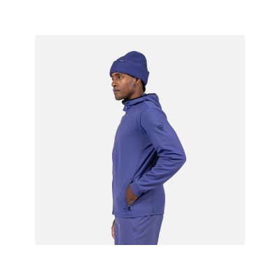 4. Bluza męska ROSSIGNOL Mid Layer Stretch Hoodie niebieska