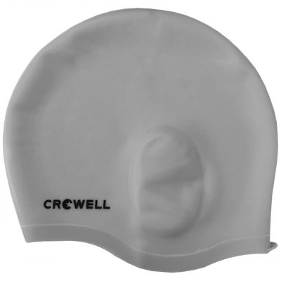5. Czepek pływacki Crowell Ucho Bora srebrny kol.4