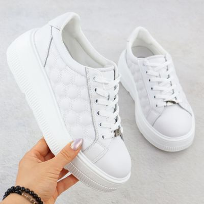 2. Półbuty pikowane na platformie Filippo W DP7285 PAW639B