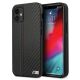 Etui BMW M Collection PU Carbon Stripe na iPhone 12 mini - czarne