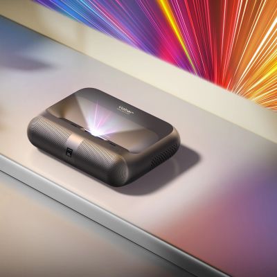 17. Projektor multimedialny Yaber K300s laserowy RGB FullHD 1080p z głośnikami JBL - czarny