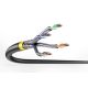 6. Kabel instalacyjny DIGITUS kat.7A, S/FTP, Dca, AWG22/1, LSOH, 500m, żółty, szpula