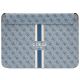Pokrowiec Guess 4G Printed Stripes na laptopa 14" - niebieski