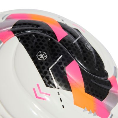 4. Piłka nożna adidas Conext 26 Mini biało-czarno-różowa KE5868