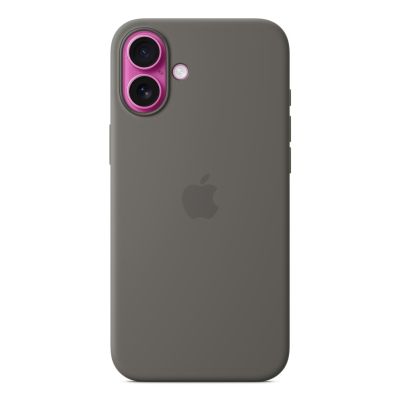 3. Etui Apple z MagSafe | Jabłko | iPhone 16 Plus | Silikon | Kamienny szary