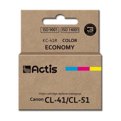 Actis KC-41R Tusz (zamiennik Canon CL-41/CL-51; Standard; 18 ml; kolor)