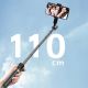 5. Selfie stick Dudao F18 1,1 m ze statywem i pilotem Bluetooth - czarny