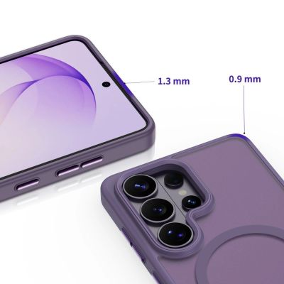 3. Etui Tech-Protect Magmat MagSafe na Samsung Galaxy S26 Ultra - fioletowe matowe