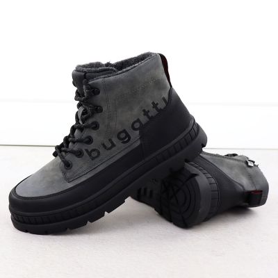 4. Trapery męskie za kostkę szare Bugatti SS153072