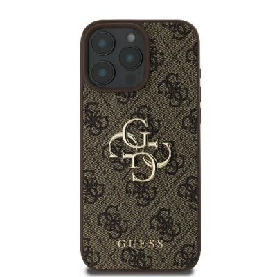 3. Etui Guess 4G Big Logo na iPhone 16 Pro Max - brązowe