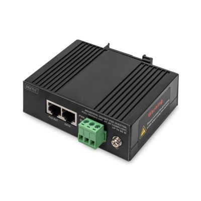 2. Digitus Gigabit EthernetPoE Injector, przemysłowy