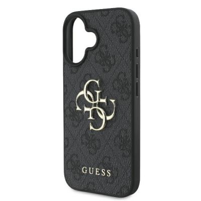 6. Etui Guess 4G Big Logo na iPhone 16 - czarny