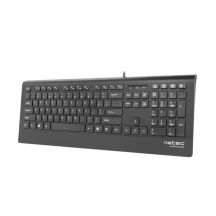 Klawiatura membranowa NATEC Barracuda NKL-0876 (USB 2.0; (US); kolor czarny)