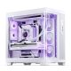 28. Jonsbo TK-4 Gehäuse, Midi-Tower, ATX, Tempered Glass - weiß