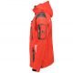 4. Kurtka sportowa męska Geographical Norway Techno MEN 056 BS3 z regulowanym kapturem wodoodporna czerwona (WU1060H/GN)