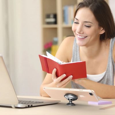 10. Uchwyt Baseus Small Ears Series SUER-B01 magnetyczny samochodowy na deskę rozdzielczą - czarny