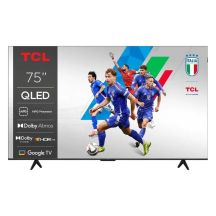 Telewizor TCL 75T69C QLED 75" 4K Ultra HD Google TV Dolby Atmos DVB-T2 Metaliczny