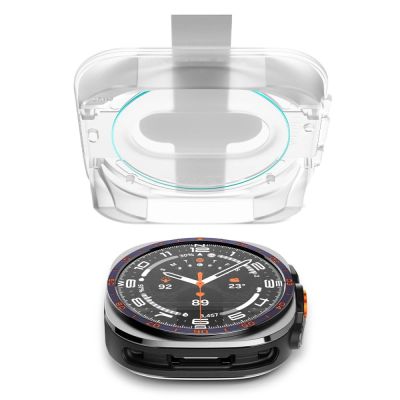 4. Szkło hartowane Spigen Glas.TR EZ Fit AC 2-Pack na Samsung Galaxy Watch Ultra 47 mm