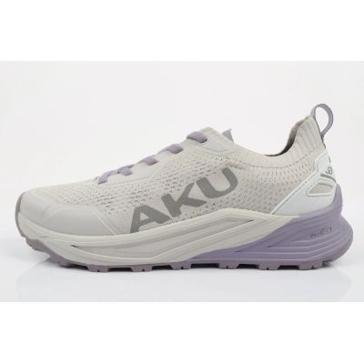3. Aku buty trekkingowe damskie outdoorowe Aira wygodne turystyczne szare fioletowe
