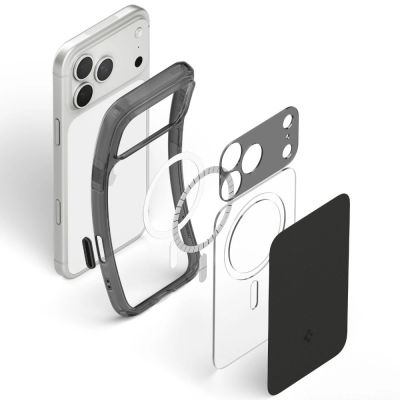 4. Etui Spigen Ultra Hybrid MagSafe na iPhone 18 Pro / 17 Pro - czarne matowe