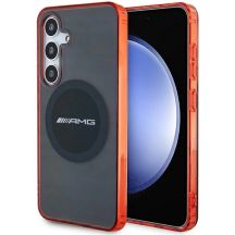 Etui AMG Transparent Bicolor MagSafe na Samsung Galaxy S24 - czarne