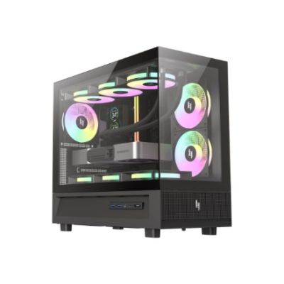 13. GameMax NEX C31 BK zabezpieczenia & uchwyty komputerów Czarny