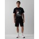 5. T-shirt regular z nadrukiem męski 4F 4FRAW26TTSHM4447-20S