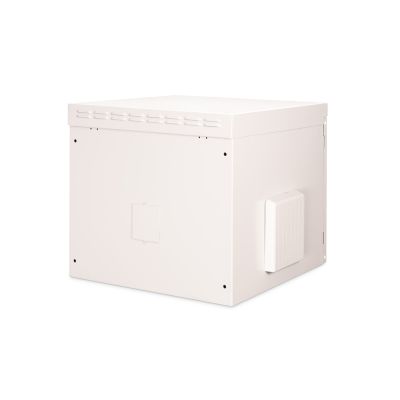 9. Digitus Szafa sieciowa wisząca 19" 9U rack 600x600, drzwi pełne, szary, niedzielona, złożona, IP55, 100kg