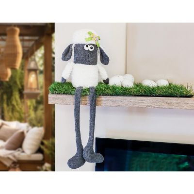 9. OWIECZKA SIEDZĄCA 18CM DEKORACJA WIOSENNA