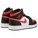 4. Buty do koszykówki Air Jordan 1 Mid GS Fire Red- 554725-079