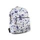 3. PLECAK THE SOCIETY PACK XCLASSIC BACKPACK 181CPR702-72 OFF WHITE BLUE FLOWER ALLOVER