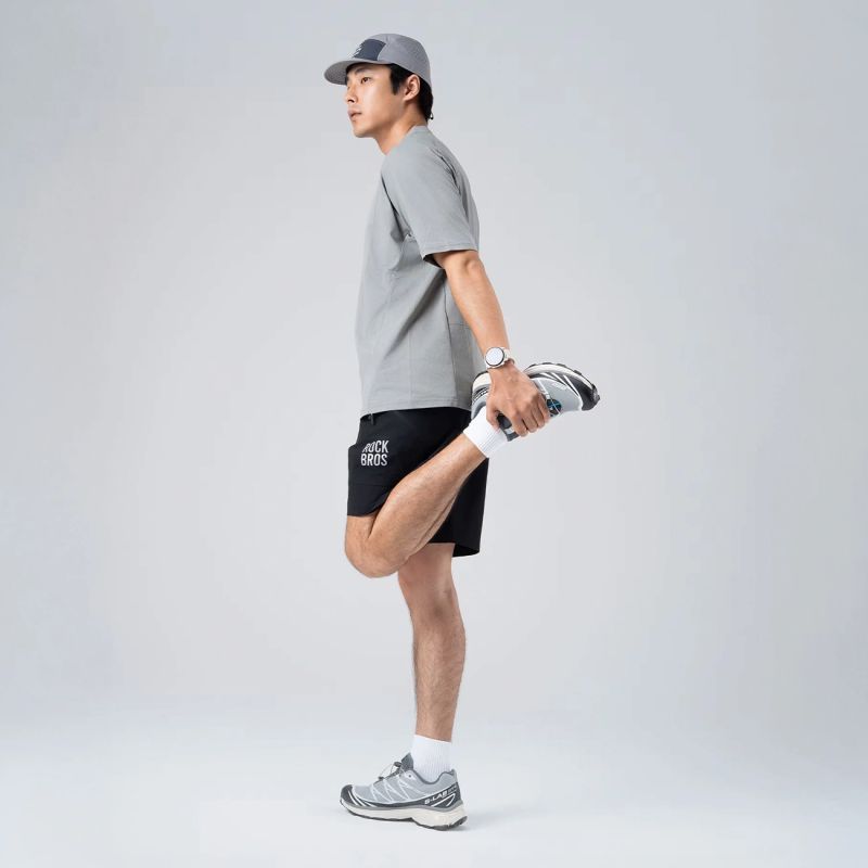 9. Szorty Rockbros YDDK015 z paskiem rozmiar S - czarne