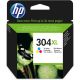 3. HP Oryginalny trójkolorowy wkład atramentowy 304XL