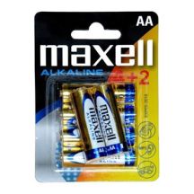 Maxell Baterie alkaliczne ALKALINE LR06 LR6 AA BLISTER 1,5V x 4 szt.+ 2 szt.