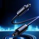 3. Kabel Ugreen AV122 70891 optyczny audio Toslink / SPDIF 1.5m - czarny