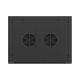 16. LANBERG SZAFA INSTALACYJNA RACK WISZĄCA 19" 4U 600X450 CZARNA DRZWI METALOWE (FLAT PACK)