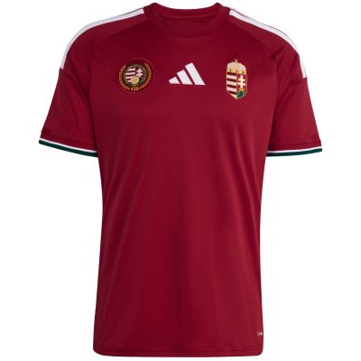 2. Koszulka męska adidas Hungary 26 Home Jersey Official bordowa JZ6975