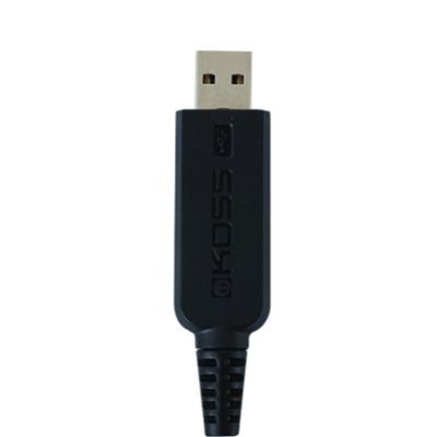 2. Koss SB45 USB Zestaw słuchawkowy Przewodowa Opaska na głowę Biuro/centrum telefoniczne Czarny, Srebrny