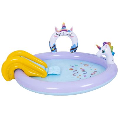 10. BASEN DZIECIĘCY PLAC ZABAW JEDNOROŻEC 195x152x76CM 51001