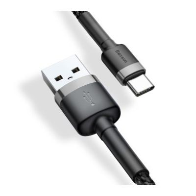 3. BASEUS KABEL USB-C CAFULE CATKLF-UG1 2A 3M CZARNY