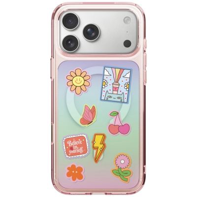 2. Etui UNIQ Coehl Estelle Magnetic Charging na iPhone 18 Pro / 17 Pro - różowe