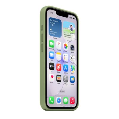 5. Apple MHWF4ZM/A pokrowiec na telefon komórkowy 15,5 cm (6.1") Zielony