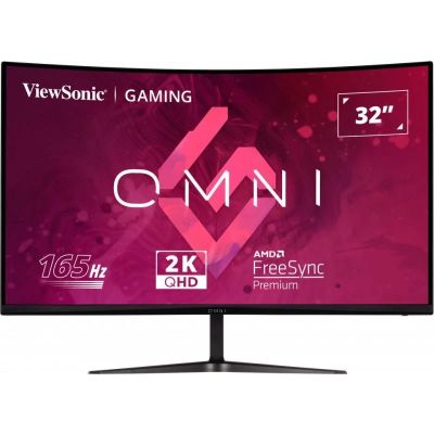 Viewsonic VX Series VX3218C-2K monitor komputerowy 81,3 cm (32") 2560 x 1440 px Quad HD LED Czarny