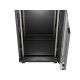 25. LANBERG SZAFA INSTALACYJNA RACK STOJĄCA 19" 24U 600X600 CZARNA DRZWI PRZESZKLONE LCD (FLAT PACK) V2
