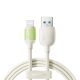 Kabel Joyroom S-A53 3A USB-A - Lightning z fluorescencyjną końcówką 1,2 m - beżowy
