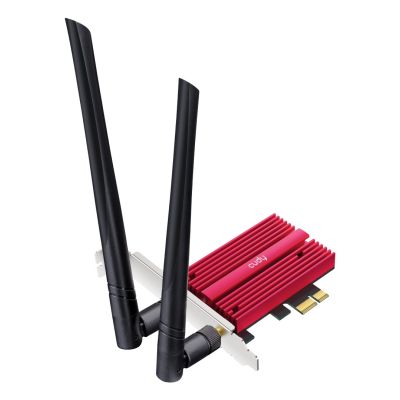12. Karta sieciowa CUDY WE3000S AX5400 Wi-Fi 6 + BT 5.2 Intel AX210 Radiator PCIe