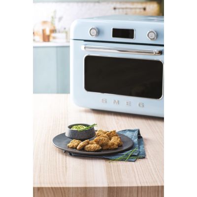 33. Smeg COF01PBEU piec parowy Mała Niebieski Przyciski, Obrotowy