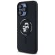 2. Etui Karl Lagerfeld Silicone Karl&Choupette Ring MagSafe na iPhone 15 Pro Max - czarne