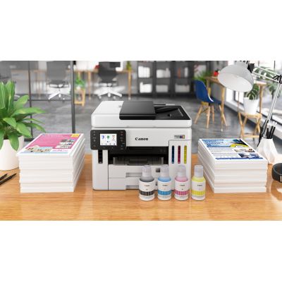 55. Drukarka Canon MAXIFY GX 7150, Atramentowy, Druk kolorowy, 600 x 1200 DPI, A4, Druk bezpośredni, Biały